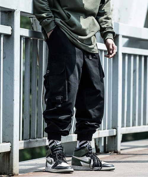 JOHNNY WOLF 「JOHNNY WOLF」 カーゴパンツ X-LARGE ブラック