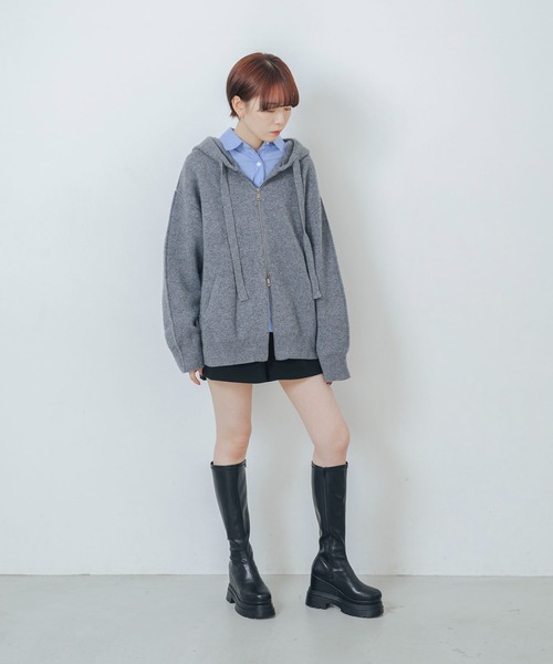 EVOL（イーボル） ブーツ 「XSサイズ・厚底」11cmストレッチロング