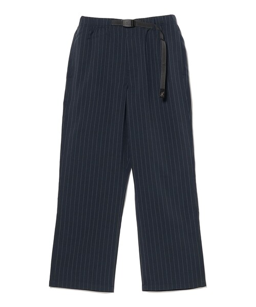 グラミチ ネイビー ストライプ ワイドパンツ グラミチ ネイビー