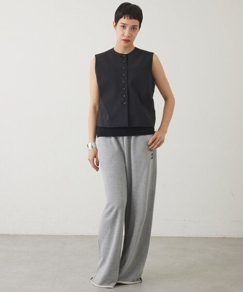 ベスト ジレ 「THE PAUSE」トロコンパクトジレ レディース She's Closet ベスト ジレ ショート丈トーションレースかぎ編み