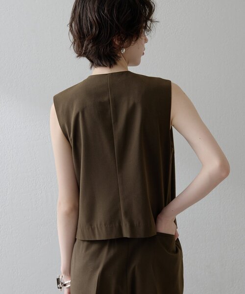 THE PAUSE ベスト ジレ 「THE PAUSE」トロコンパクトジレ