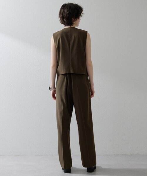 THE PAUSE ベスト ジレ 「THE PAUSE」トロコンパクトジレ