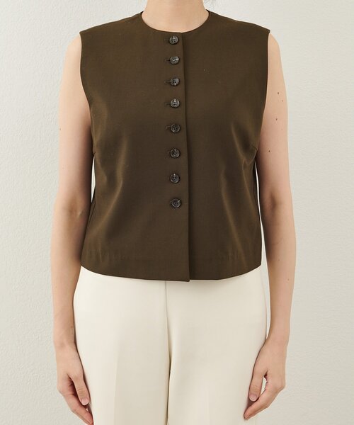 THE PAUSE ベスト ジレ 「THE PAUSE」トロコンパクトジレ