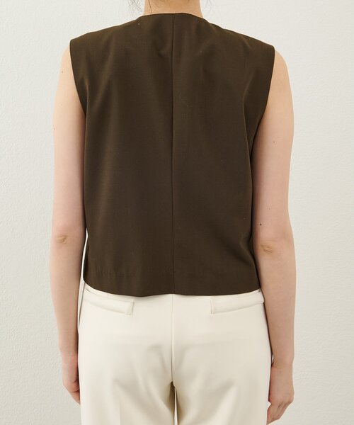 THE PAUSE ベスト ジレ 「THE PAUSE」トロコンパクトジレ
