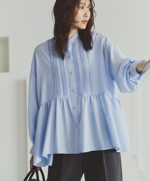 ロペピクニック シャツ ブラウス 長袖 ROPE' PICNIC（ロペ ピクニック） ブラウス シャツ 「UVケア・防シワ