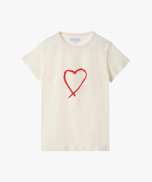 「agnes b.」 半袖Tシャツ 2 グレー レディース agnes b. tシャツ Tシャツ レディース : ZOZOTOWN Yahoo!店