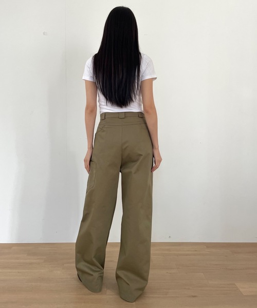 「Didot.showroom」 カーゴパンツ X-SMALL ブルーグリーン レディース