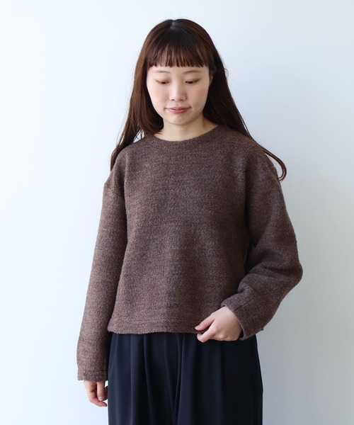 bulle de savon（ビュルデサボン） tシャツ ブリティッシュウール裏毛 