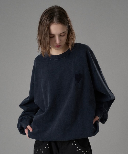 ONCILY（オンシェリー） トレーナー スウェット 26SS HEART LOGO DRAW