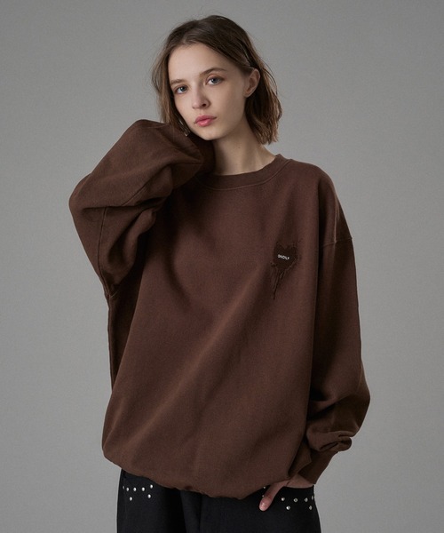 ONCILY（オンシェリー） トレーナー スウェット 25AW HEART LOGO DRAW