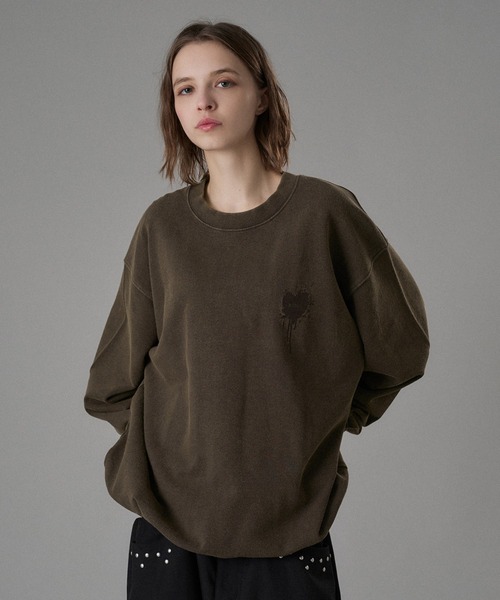 ONCILY（オンシェリー） トレーナー スウェット 25AW HEART LOGO DRAW