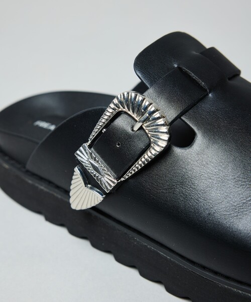 「FREAK'S STORE」 サンダル 24cm ブラック メンズ_画像6