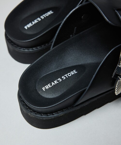 「FREAK'S STORE」 サンダル 24cm ブラック メンズ_画像8