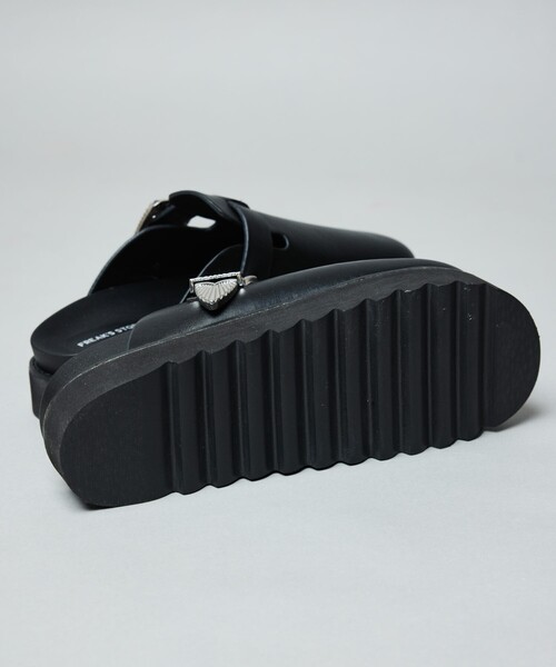 「FREAK'S STORE」 サンダル 24cm ブラック メンズ_画像9