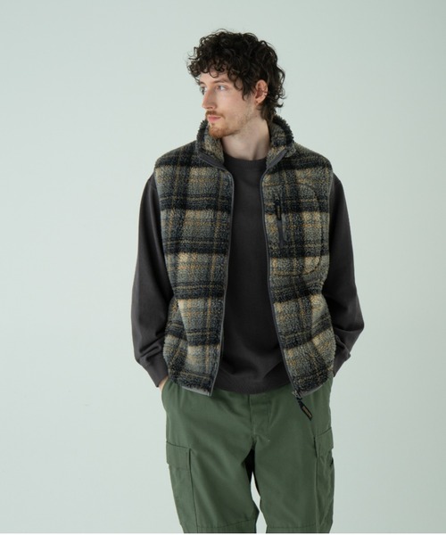 PENDLETON（ペンドルトン） ベスト ジレ ジャガードボア・スタンド