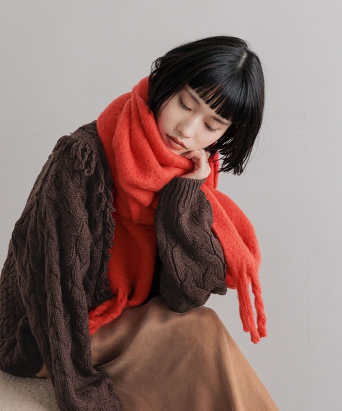 LOWRYS FARM（ローリーズファーム） ストール マフラー フトフリンジ