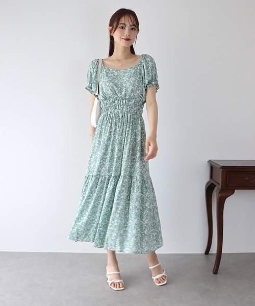 「BLUEEAST」 半袖ワンピース MEDIUM ミント レディース_画像7