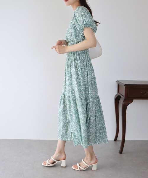 「BLUEEAST」 半袖ワンピース MEDIUM ミント レディース_画像8