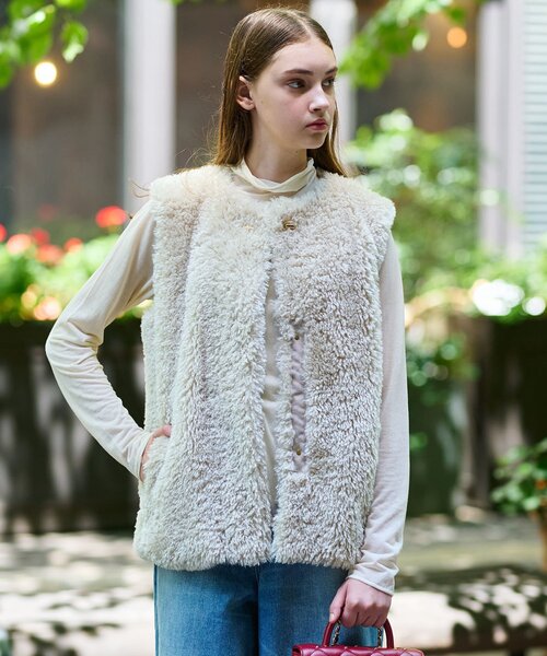 DRESSTERRIOR ノーカラーコート 38 DRESSTERIOR（ドレステリア） ノーカラーコート コート エコファージレ