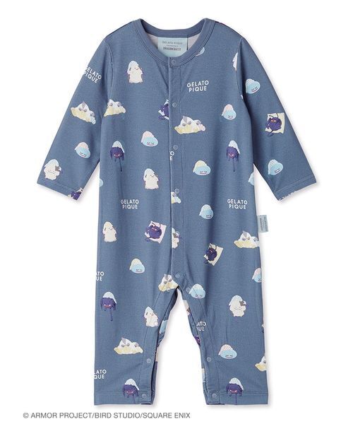 新品 ジェラートピケ アソートモンスター総柄ロンパース　80 ドラゴンクエスト gelato pique（ジェラートピケ） ベビー服 ロンパース