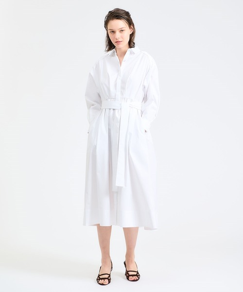 ワンピース ESTNATION ESTNATION（エストネーション） シャツワンピース 36 オフホワイト