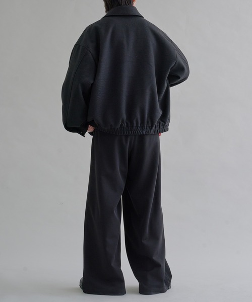 epnok ブルゾン アウター ウールライクショートブルゾン メンズ