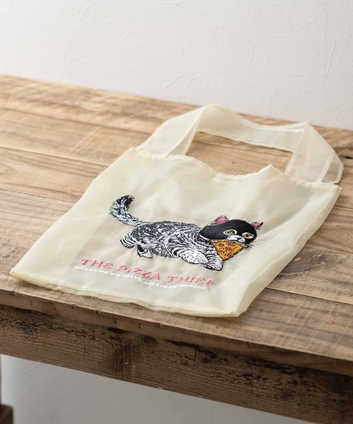 Jubilee（ジュビリー） エコバッグ オーガンジー 犬・猫 刺繍