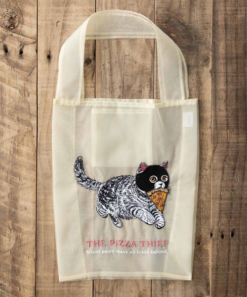 Jubilee（ジュビリー） エコバッグ オーガンジー 犬・猫 刺繍