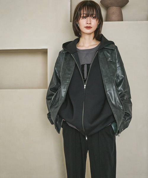 LAKOLE（ラコレ） パーカー ダンボールジップパーカー / 588558