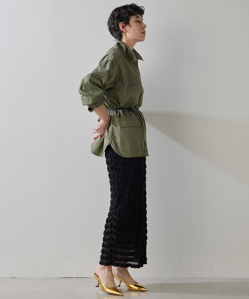 Whim Gazette（ウィム ガゼット） ニットスカート FREE ブラック