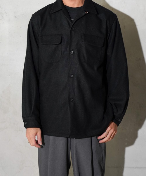 TOWNCRAFT（タウンクラフト） シャツ 50S W-FLAP LOOPCOLLAR SHIRT