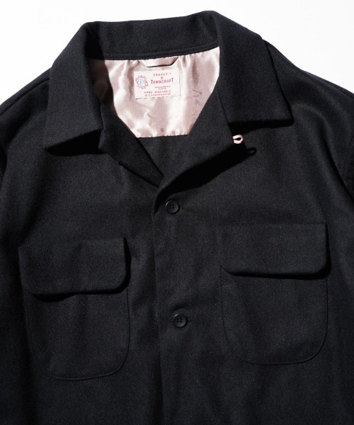 TOWNCRAFT（タウンクラフト） シャツ 50S W-FLAP LOOPCOLLAR SHIRT