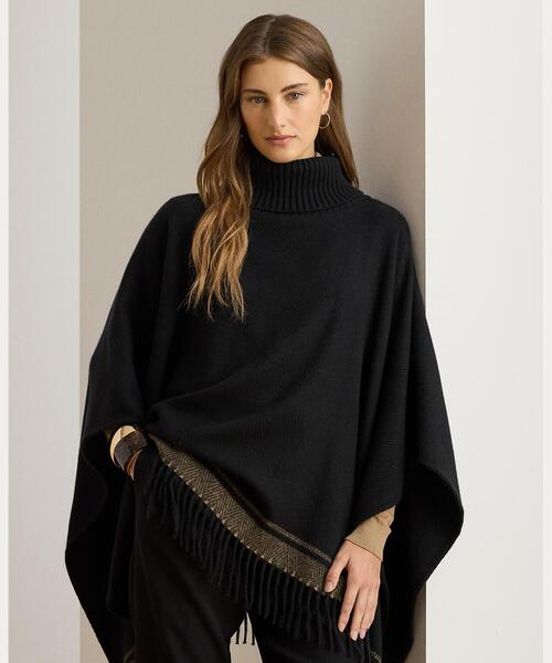 LAUREN RALPH LAUREN（ローレン ラルフローレン） ポンチョ ツートーン