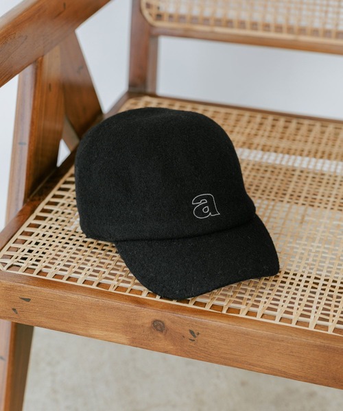 【新品・正規品】lwood Studio ロゴキャップ ブラック studio CLIP（スタディオクリップ） キャップ 帽子 ウールロゴキャップ