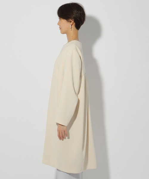 「Elura」 ノーカラーコート FREE ホワイト レディース_画像8