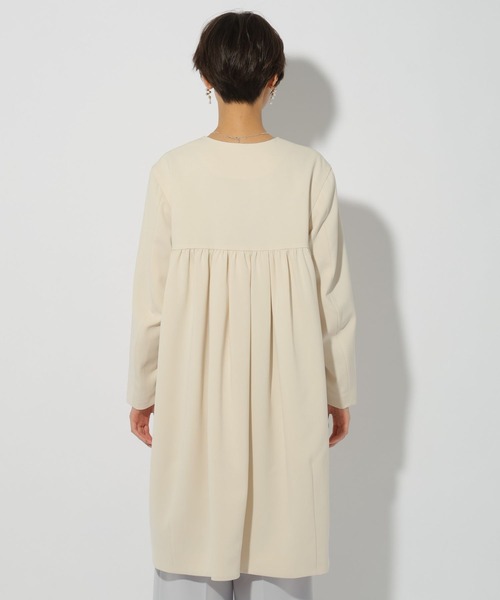 「Elura」 ノーカラーコート FREE ホワイト レディース_画像9