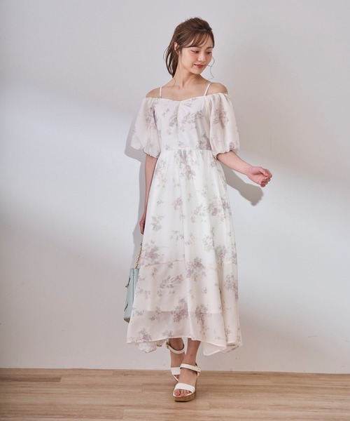 「31 Sons de mode」 半袖ワンピース S サックスブルー レディース_画像3