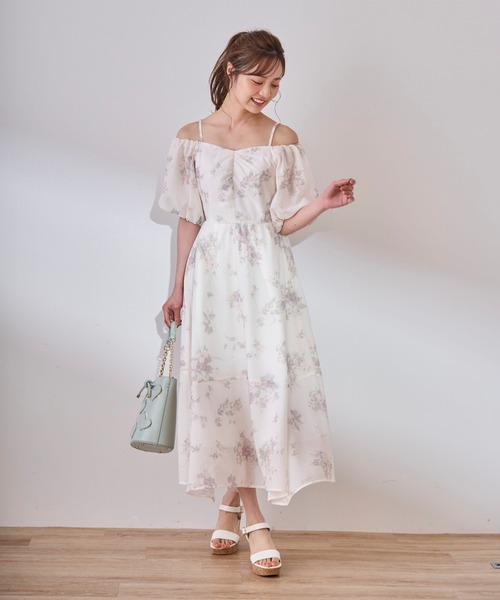 「31 Sons de mode」 半袖ワンピース S サックスブルー レディース_画像4