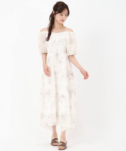 「31 Sons de mode」 半袖ワンピース S サックスブルー レディース_画像7