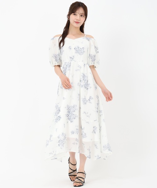 「31 Sons de mode」 半袖ワンピース S サックスブルー レディース_画像9