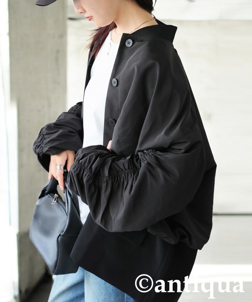 antiqua アンティカ 異素材切替デザインアシメジャケット antiqua アンティカ 異素材切替デザインアシメジャケット 楽天市場】柄