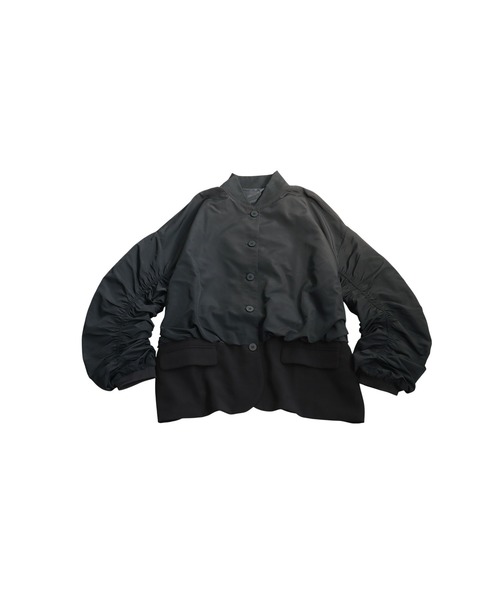 antiqua（アンティカ） コート アウター 異素材切替 ジャケット