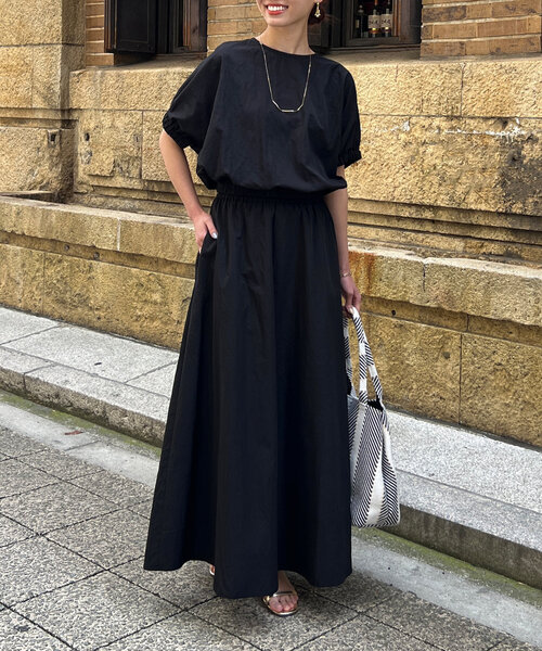 「Chez toi」 セットアップ FREE ブラック レディース_画像3