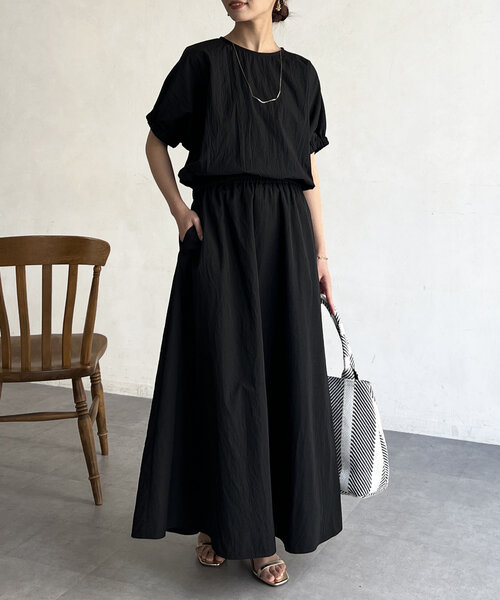 「Chez toi」 セットアップ FREE ブラック レディース_画像5