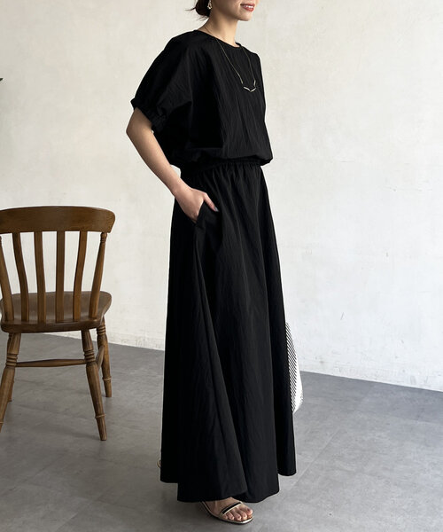 「Chez toi」 セットアップ FREE ブラック レディース_画像6