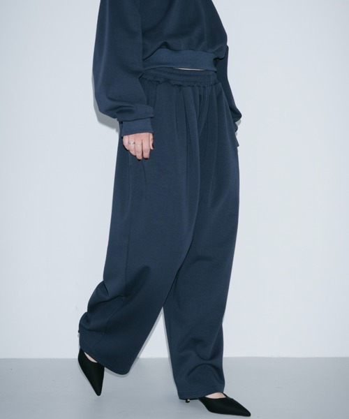 HANNE スウェットパンツ ジャージ スウェットタッチタックパンツ