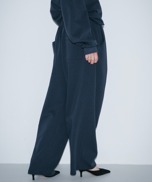 HANNE スウェットパンツ ジャージ スウェットタッチタックパンツ