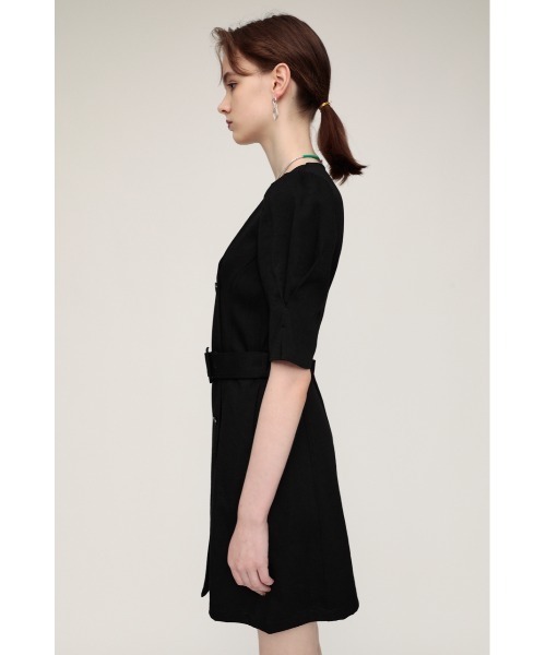 「SLY」 半袖ワンピース 1 ブラック レディース_画像8