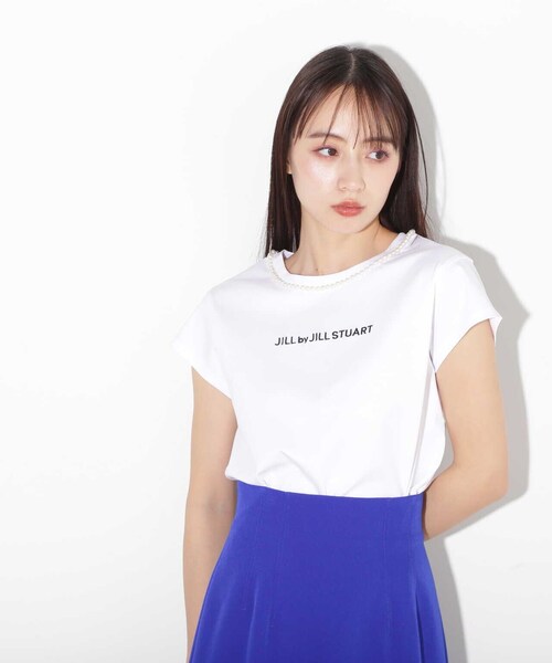 「JILL by JILL STUART」 半袖カットソー FREE ブラック レディース_画像3