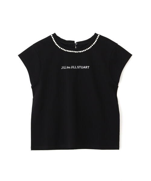 「JILL by JILL STUART」 半袖カットソー FREE ブラック レディース_画像4